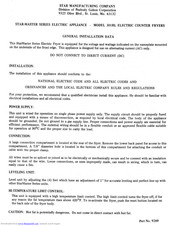 Star Manufacturing 301HL Manual
