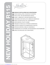 Novellini NEW HOLIDAY R115 Installation, Use And Maintenance Manual