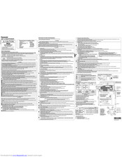 Panasonic XZ7 SERIES Installation Manual