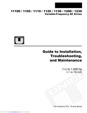 Unico 1110 Installation And Troubleshooting Manual