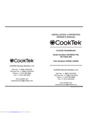 CookTek MC1202S-200 Owner's Manual