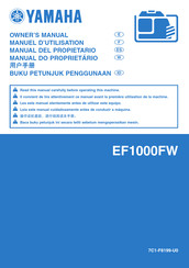 Yamaha EF1000FW Owner's Manual