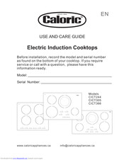 Caloric CICT366 Use And Care Manual