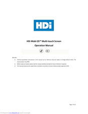 HDI mobi os Operation Manual