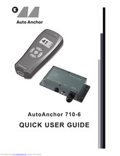 Auto Anchor 710-6 Quick User Manual