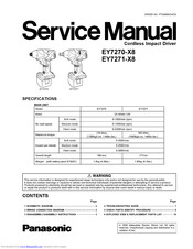 Panasonic EY7270-X8 Service Manual