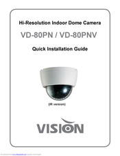 Vision VD-80PNV Quick Installation Manual