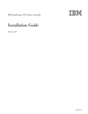 IBM TotalStorage SAN Volume Controller Installation Manual