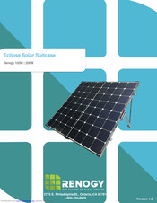 Renogy 100W Solar Suitcase Manual