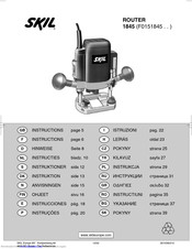 Skil F0151845 SERIES Instructions Manual