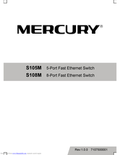 Mercury S108M User Manual