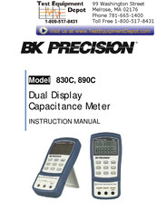 B+K precision 890C Instruction Manual