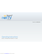Snazzi SN1510-A5 Operating Instructions Manual