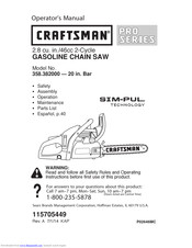 Craftsman 358.382000 Operator's Manual