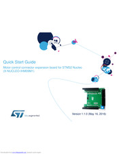 ST X-NUCLEO-IHM09M1 Quick Start Manual