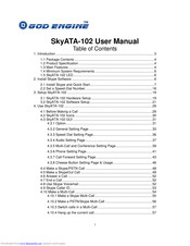 GodEngine SkyATA-102 User Manual