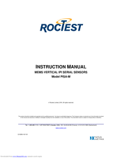 ROCTEST PISA-M Instruction Manual