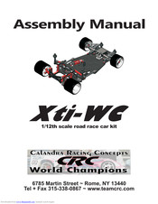 CRC Xti-WC Assembly Manual