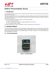Silicon Laboratories Si4012 Programming Manual