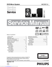 Philips MCDB710 Service Manual