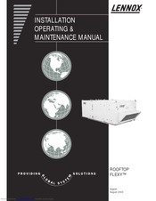 Lennox ROOFTOP FLEXY FCA 100 Installation, Operation And Maintenance Manual