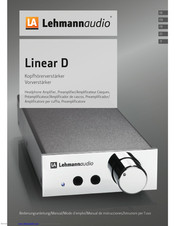 Lehmannaudio Linear D Manual