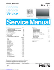 Philips 32MD357B/37 Service Manual