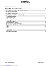 E-Boda Intelligence i200 User Manual