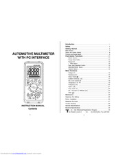 CEM DT-9995 Instruction Manual