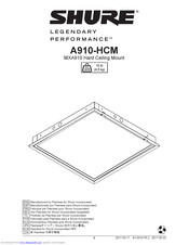 Shure A910-HCM Manual
