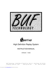 Buf Technology Sport Instruction Manual