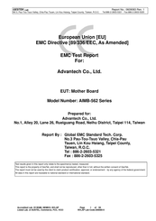 Advantech AIMB-562 series Manual