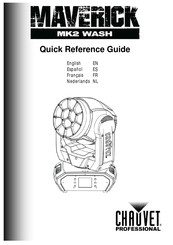 Chauvet DJ Maverick MK2 Wash Quick Reference Manual