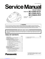 Panasonic MC-CG683-ZA76 Service Manual