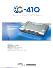 Clipcomm CG-410 User Manual