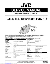 JVC GR-DVL707ED Service Manual