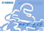 Yamaha MT 10 Owner's Manual