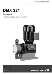 Grundfos DMX 7-10 Installation And Operating Instructions Manual