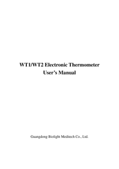 GUANGDONG BIOLIGHT MEDITECH WT2 User Manual