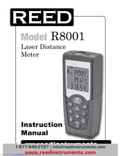 REED r8001 Instruction Manual
