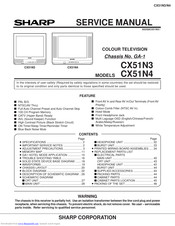 Sharp CX51N4 Service Manual