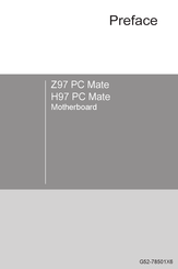 Micro Star  Computer H97 PC Mate Manual