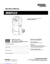 Lincoln Electric Miniflex Operator's Manual