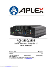 Aplex ACS-2332 User Manual