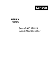 Lenovo ServeRAID M1115 User Manual