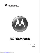 Motorola V177 Motomanual