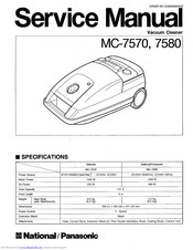 Panasonic MC-7570 Manuals | ManualsLib