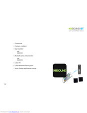 KBSOUND BT User And Installation Manual