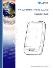 VeriFone VX 600 Bluetooth Agnostic Installation Manual