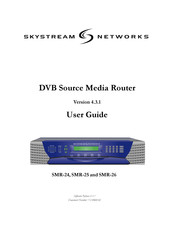 SkyStream NETWORKS SMR-26 User Manual